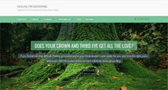 Desktop Screenshot of healingforgrounding.com